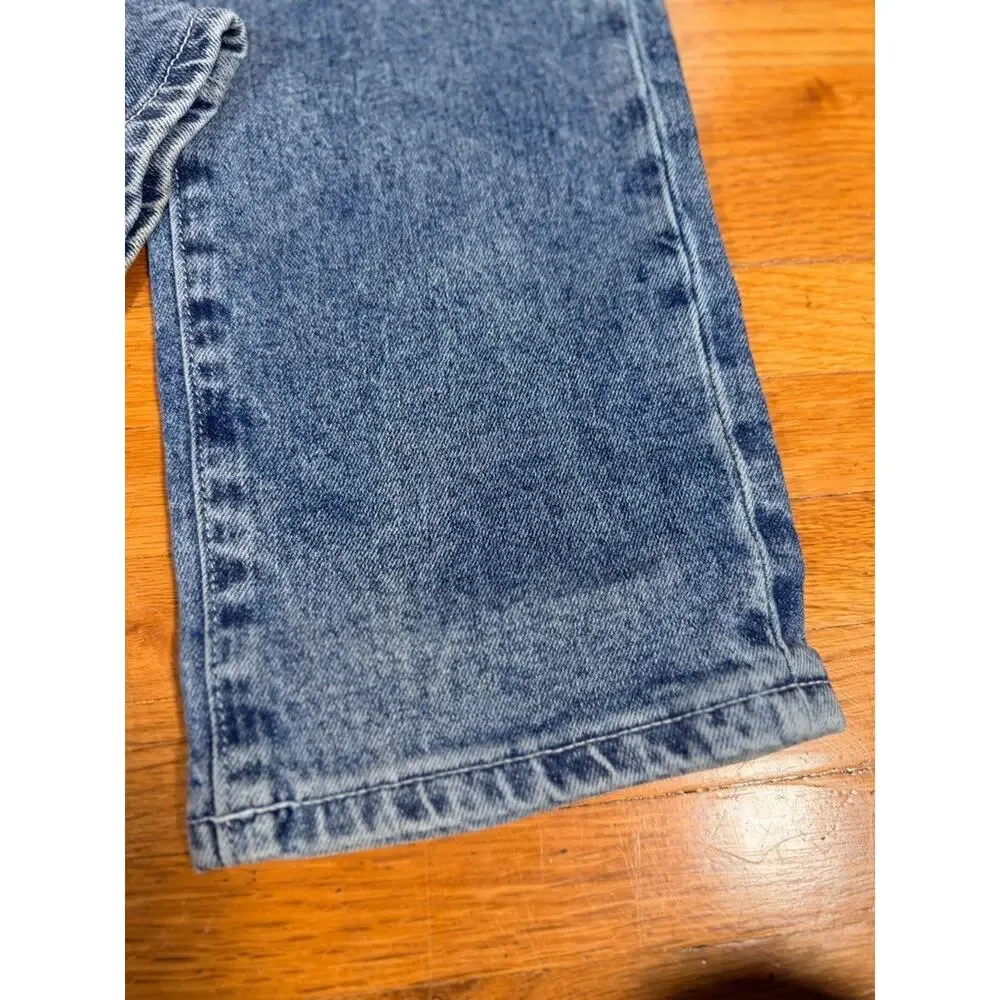 Jaspal Men’s Jeans Size 32 Blue Acid Wash Stretch Straight Leg Denim